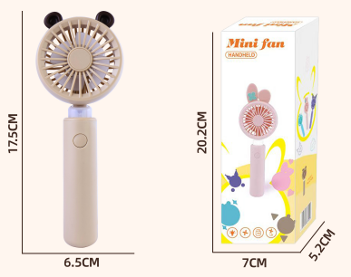 Capibara Desktop Handheld Clip-on Small Fan (with Light)