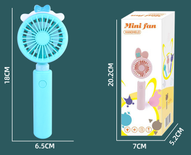 Cinnamoroll Desktop Handheld Clip-on Small Fan (with Light)
