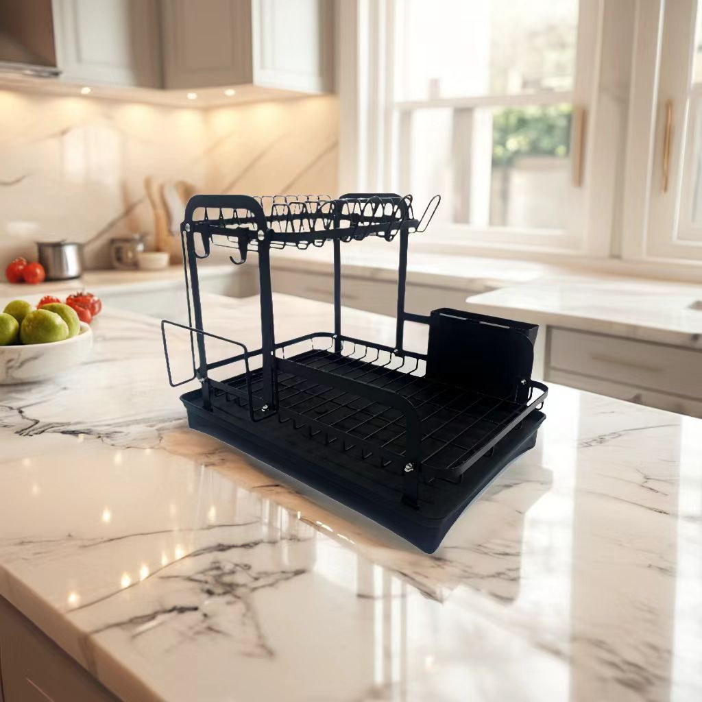 Double-layer dish rack