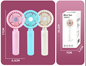 Desktop Handheld Clip-on Small Fan (with Light)