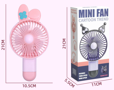 Melody Handheld Large Folding Fan