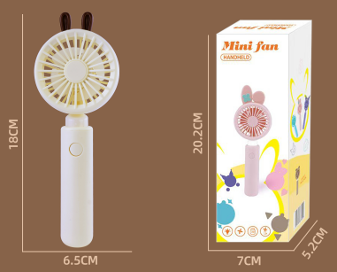Abubu Desktop Handheld Clip-on Small Fan (with Light)