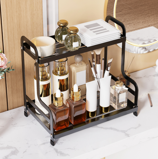 Double-layer Cosmetic Shelf