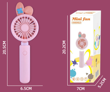 Melody Desktop Handheld Clip-on Small Fan (with Light)