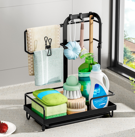 Sheet Metal Mop Holder with Rod